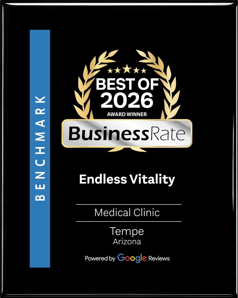 BusinessRate Best of 2026 Award Winner — Endless Vitality, Tempe AZ